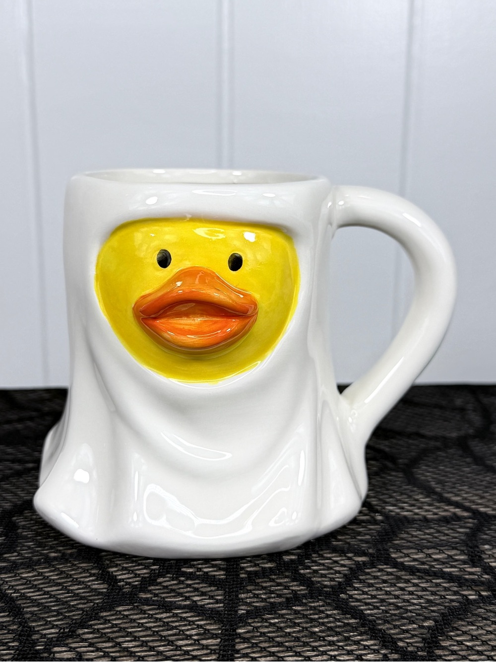 NEW Little Village Ghost Duck Halloween Mug